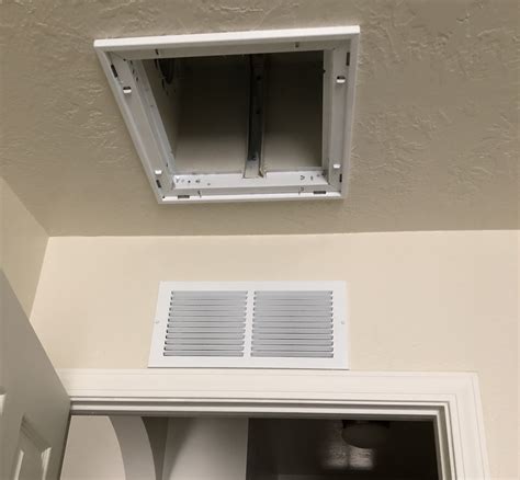 vent above air return